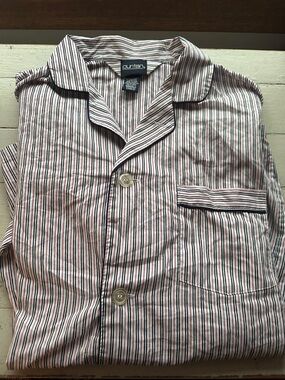 Puritan Striped Pajama Set in Navy, White & Red